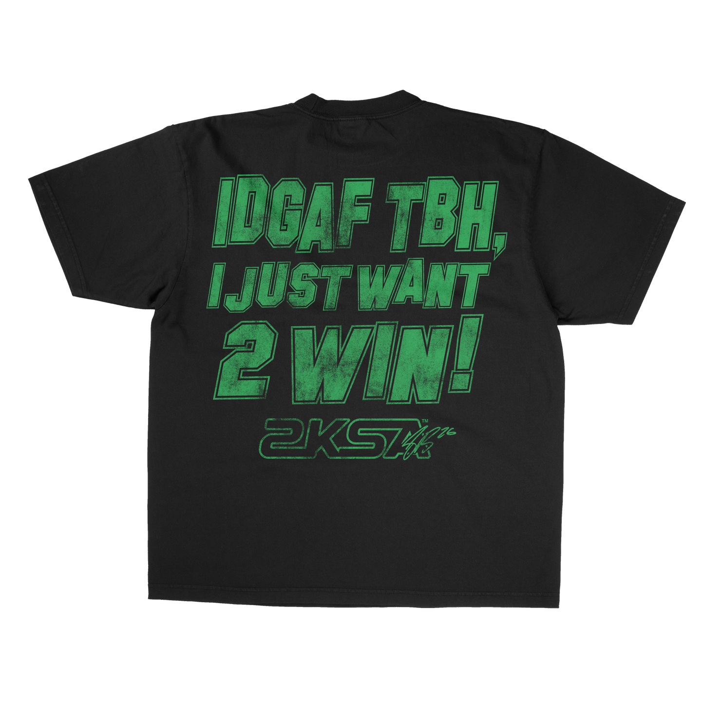 LIMITED IDGAF T-SHIRT - BLACK